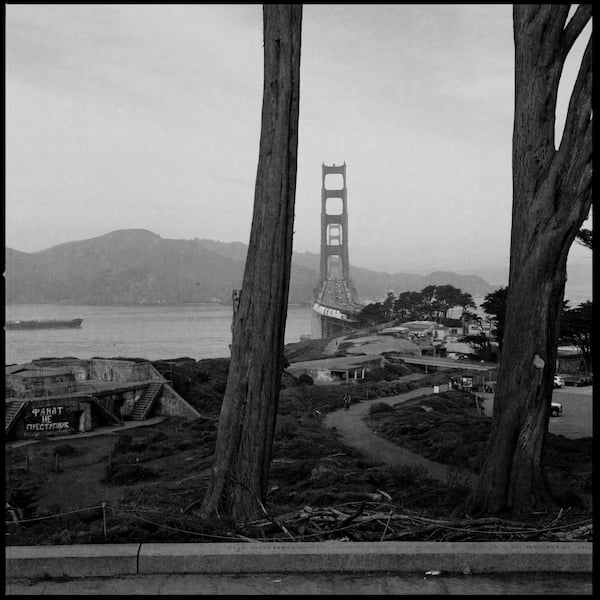The Golden Gate Bridge from the Presidio